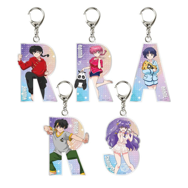 『らんま1/2』トレーディングイニシャルキーホルダー 全5種【BOX】